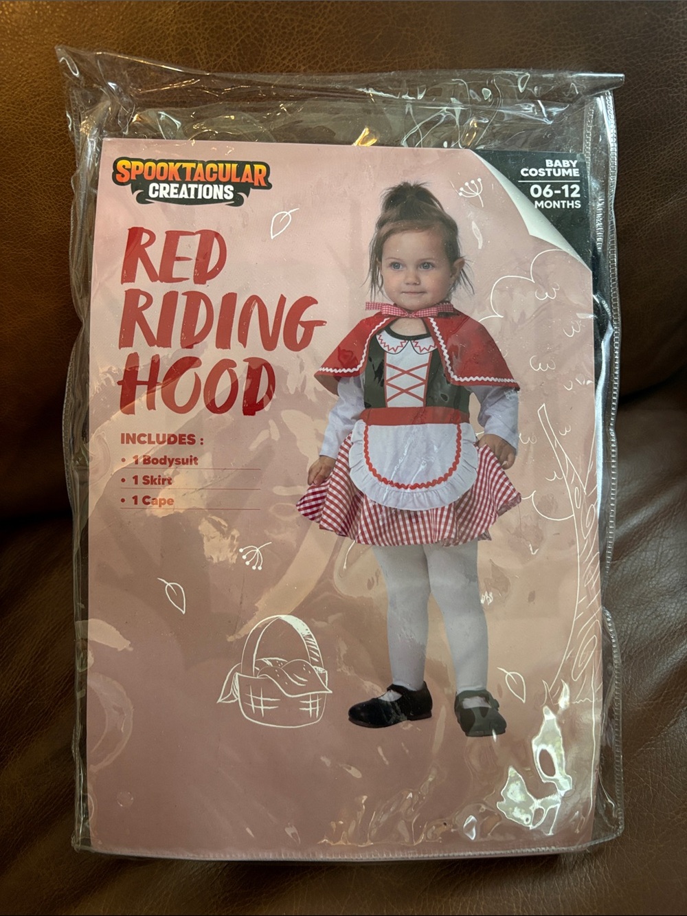 6-12M RED RIDING HOOD HALLOWEEN COSTUME